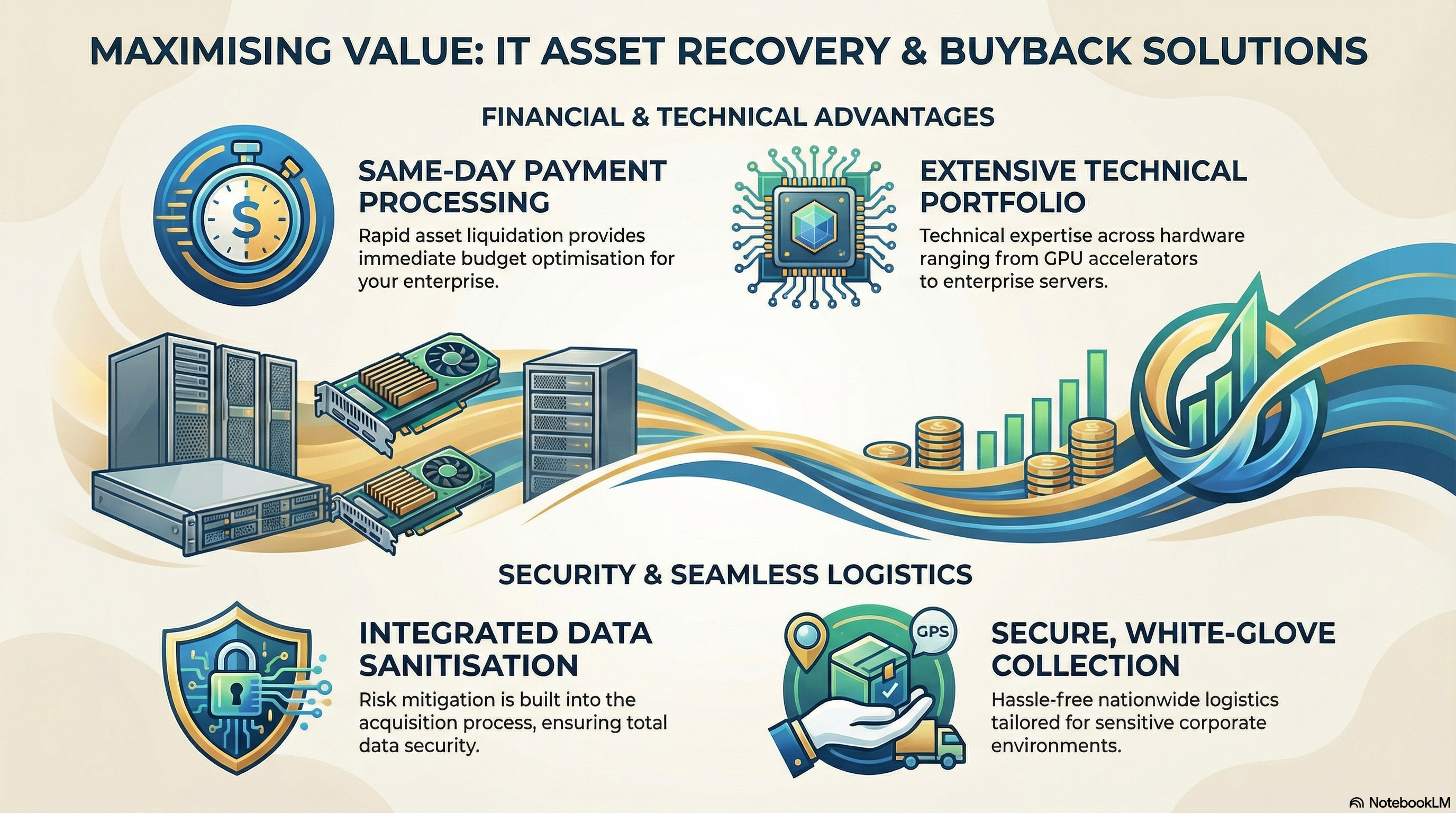 IT asset buyback and bulk computer recycling program - Corporate IT valuation and enterprise equipment buyback with fair market pricing